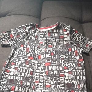 Pro Player Kids Graphic Tee - Black, White, Red